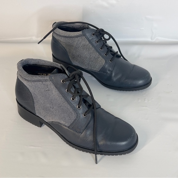 SPORTO Women’s 6 Blue Lace Up Ankle Boot Shoe - Picture 2 of 8